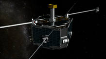 Uno de los cinco sat&eacute;lites del proyecto Themis de la Nasa