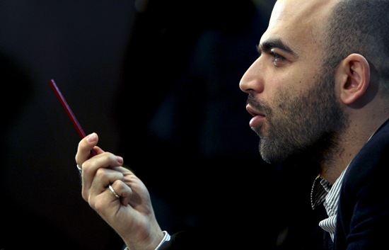 El escritor y periodista italiano Roberto Saviano est&aacute; hoy en Barcelona para participar en la Semana de la Novela Negra 