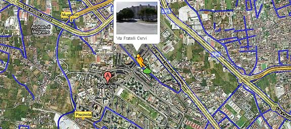 El feudo de la camorra, inaccesible desde Google Street View