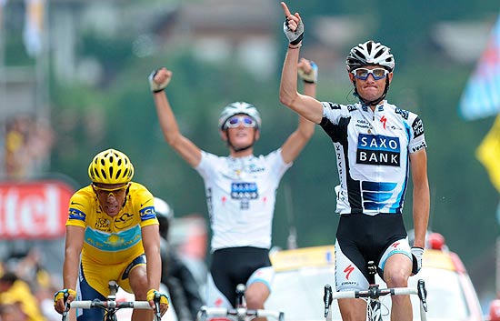 Schleck gana y Contador sentencia