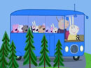 Imagen del  vídeo de Peppa Pig en inglés titulado SCHOOL BUS TRIP