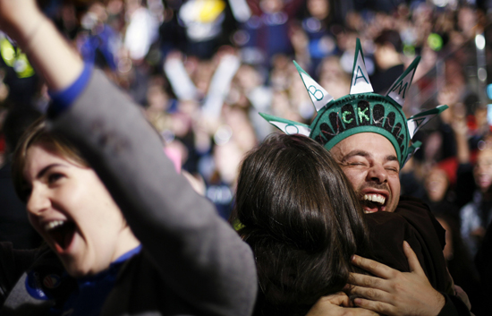 El mundo celebra la victoria de Obama