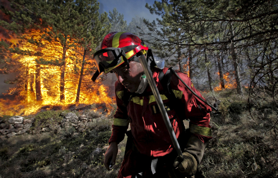 Se estabilizan la mayor�a de los incendios