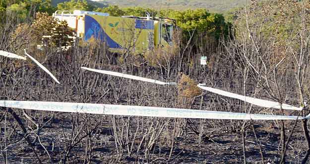 Incendio en el Parque Natural de Caba&ntilde;eros