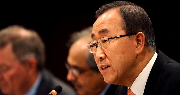 El Secretario General de Naciones Unidas, Ban Ki-moon