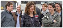 De izquierda a derecha, Roque Pascual, Alicia G&aacute;mez y Albert Vilalta.