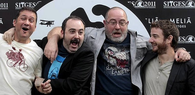 Secun de la Rosa, Carlos Areces, Juan Mart&iacute;nez Moreno y Gorka Otxoa en Sitges