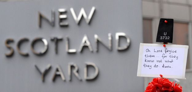 Sede central de Scotland Yard en el centro de Londres