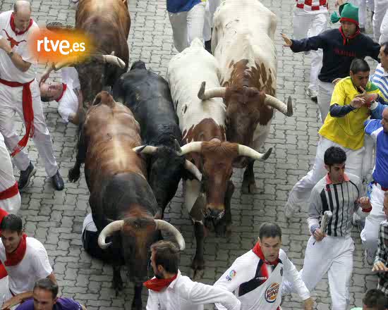 Segundo encierro, por Patxi Cervantes