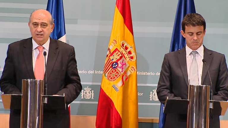 Reuni&oacute;n de los ministros de Interior de Francia y Espa&ntilde;a
