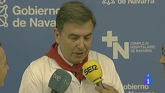 Seis heridos en el primer encierro de San Ferm&iacute;n 2012, uno por asta de toro