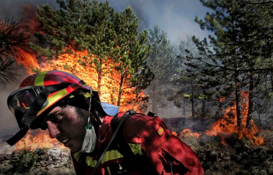En Teruel siguen activos seis incendios