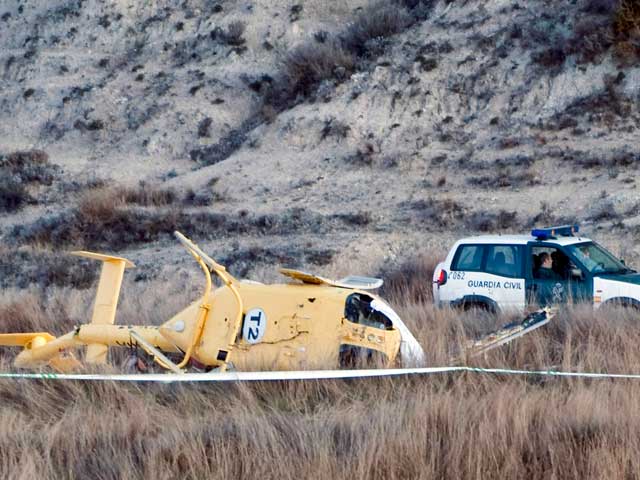 Seis muertos en accidente helic&oacute;ptero en Teruel
