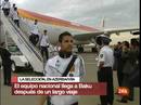 Ir al Video&nbsp;La selecci&oacute;n espa&ntilde;ola llega a Azerbaiy&aacute;n