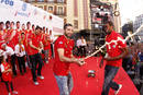 LA SELECCION RECIBE EN MADRID EL HOMENAJE DE LA AFICI&Oacute;N