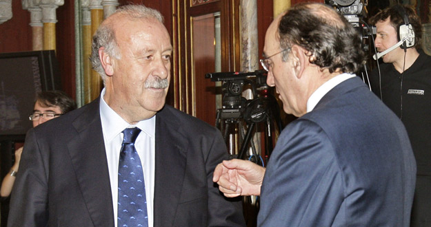 El seleccionador nacional de f&uacute;tbol, Vicente Del Bosque.