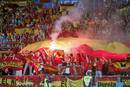 Los aficionados espa&ntilde;oles se han hecho notar antes del inicio del partido frente a Rusia.