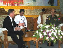 US SENATOR JIM WEBB VISITS