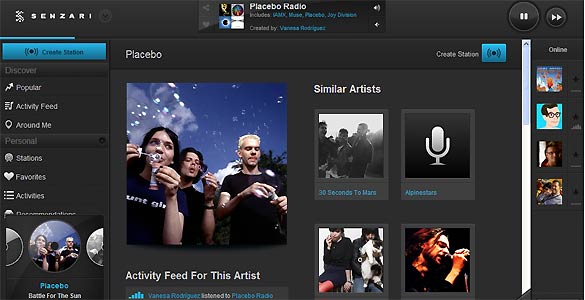 Senzari, la nueva radio social 'on-line', ya está en abierto en España