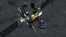 Separacin de la sonda Philae de Rosetta, para posarse en el cometa 67P.