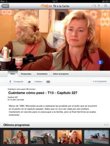 Las series de TVE, completas en el iPad