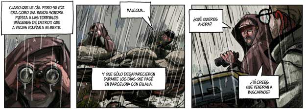 Las serpientes ciegas, tira