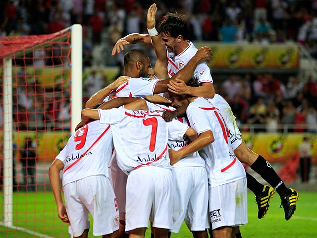 El Sevilla, m�s cerca del primer t�tulo