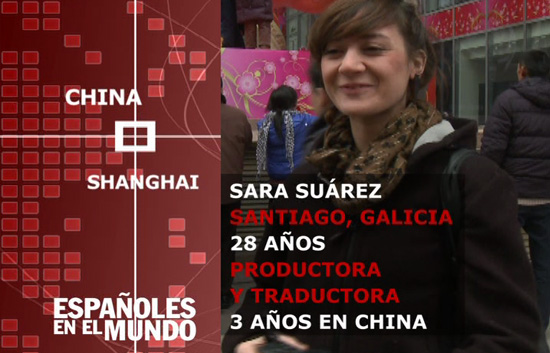 Espa&ntilde;oles en el mundo - Shanghai - Sara