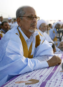 Sidi Mohamed Ould Cheikh Abdallahi, presidente de Mauritania en una imagen de archivo de 2007.