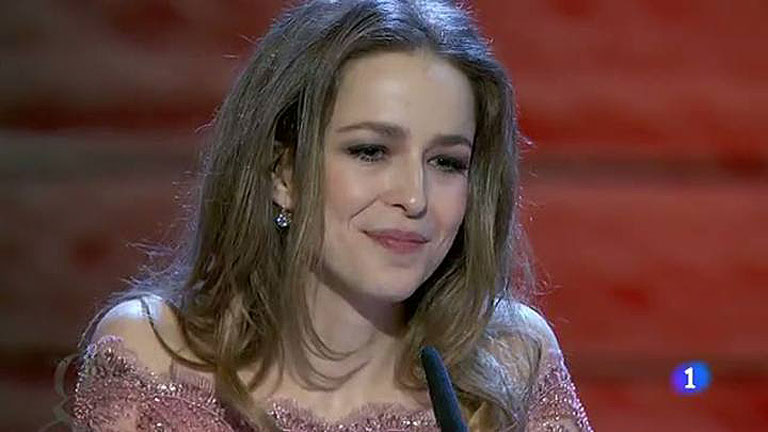 Silvia Abascal, se reencuentra con la profesi&oacute;n en los Goya 2012 tras un ictus cerebral