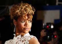 Singer Rihanna arrives at the Cannes festival palace to attend the NRJ Music Awards in Cannes
