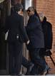 Singer Wonder arrives at funeral service for pop singer Houston at New Hope Baptist Church in Newark