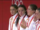 Ir al Video&nbsp;Las 'sirenas' espa&ntilde;olas recibiendo la plata en el podio