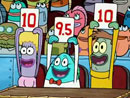 Imagen del  v&iacute;deo de Bob Esponja en ingl&eacute;s titulado SLIMY DANCING