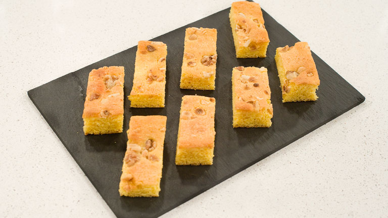 Saber cocinar - Truco - Sobaos con frutos secos 