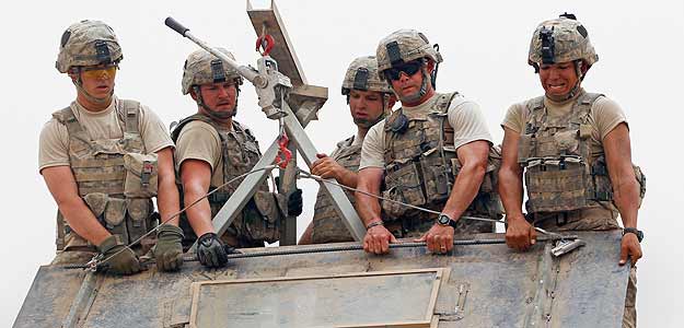 Soldados de EE.UU. en Kandahar (Afganist&aacute;n)