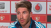 Ir al Video&nbsp;Solo Sergio Ramos contest&oacute; las preguntas de los medios en la previa de la final