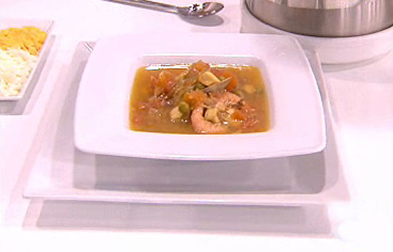 Saber cocinar - Sopa al cuarto de hora 