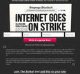 La iniciativa de combatir la Ley SOPA ha partido desde la web sopastrike, a la que se han unido miles de plataformas y p&aacute;ginas web, en la que se&ntilde;alan que 