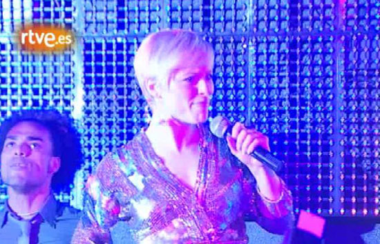 Eurovisi&oacute;n 2009 - Soraya act&uacute;a en La Boite en la fiesta de la revista Shangay