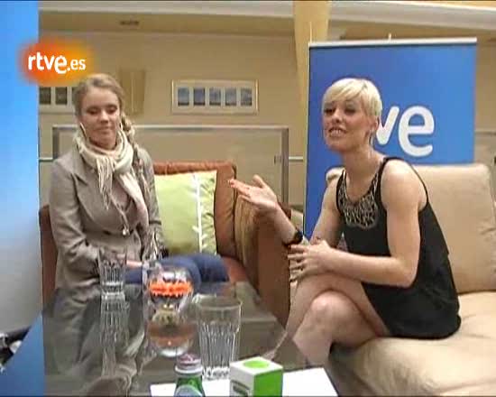 Eurovisi&oacute;n 2009 - Soraya conoce a la cantante islandesa Yohanna