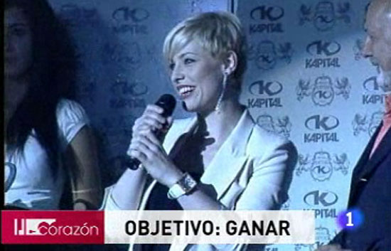 Eurovisi&oacute;n 2009 - Soraya recibe el premio Kapital al mejor trabajo discogr&aacute;fico