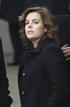 La vicepresidenta del Gobierno, Soraya Saenz de Santamaria, durante el entierro de Manuel Fraga.