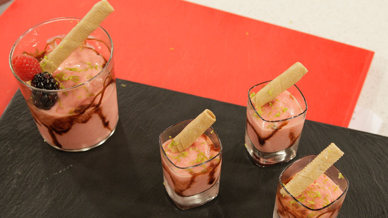 Saber Cocinar - Postres - Sorbete de frutas con yogur 