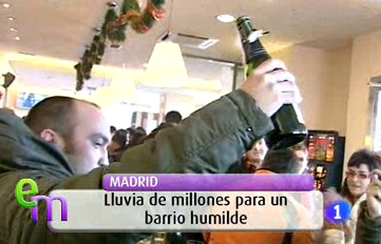 Esta ma&ntilde;ana - La Loter&iacute;a de Navidad ba&ntilde;a en oro a Soria