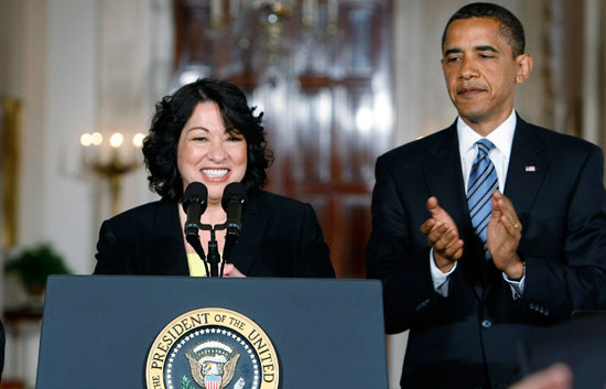 Obama designa a Sonia Sotomayor como magistrada del Tribunal Supremo