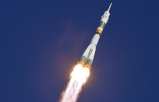 La Soyuz pone en �rbita a un payaso