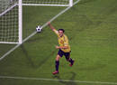 Xavi Hern&aacute;ndez celebra su gol ante Rusia.