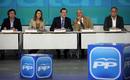 Spanish Prime Minister and the ruling Peoples Party leader Mariano Rajoy sits during a national executive committee meeting in Madrid