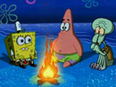 Imagen del  v&iacute;deo de Bob Esponja en ingl&eacute;s titulado Spongebob Squarepants and the big wave